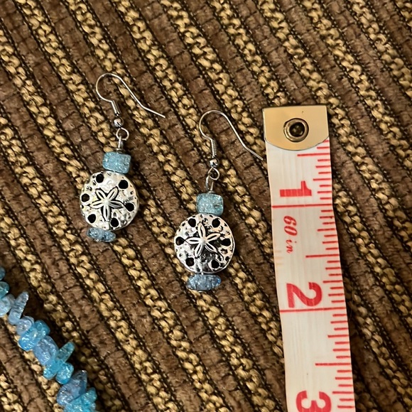 Handmade Beach Theme Necklace & Earring Set - Picture 5 of 6